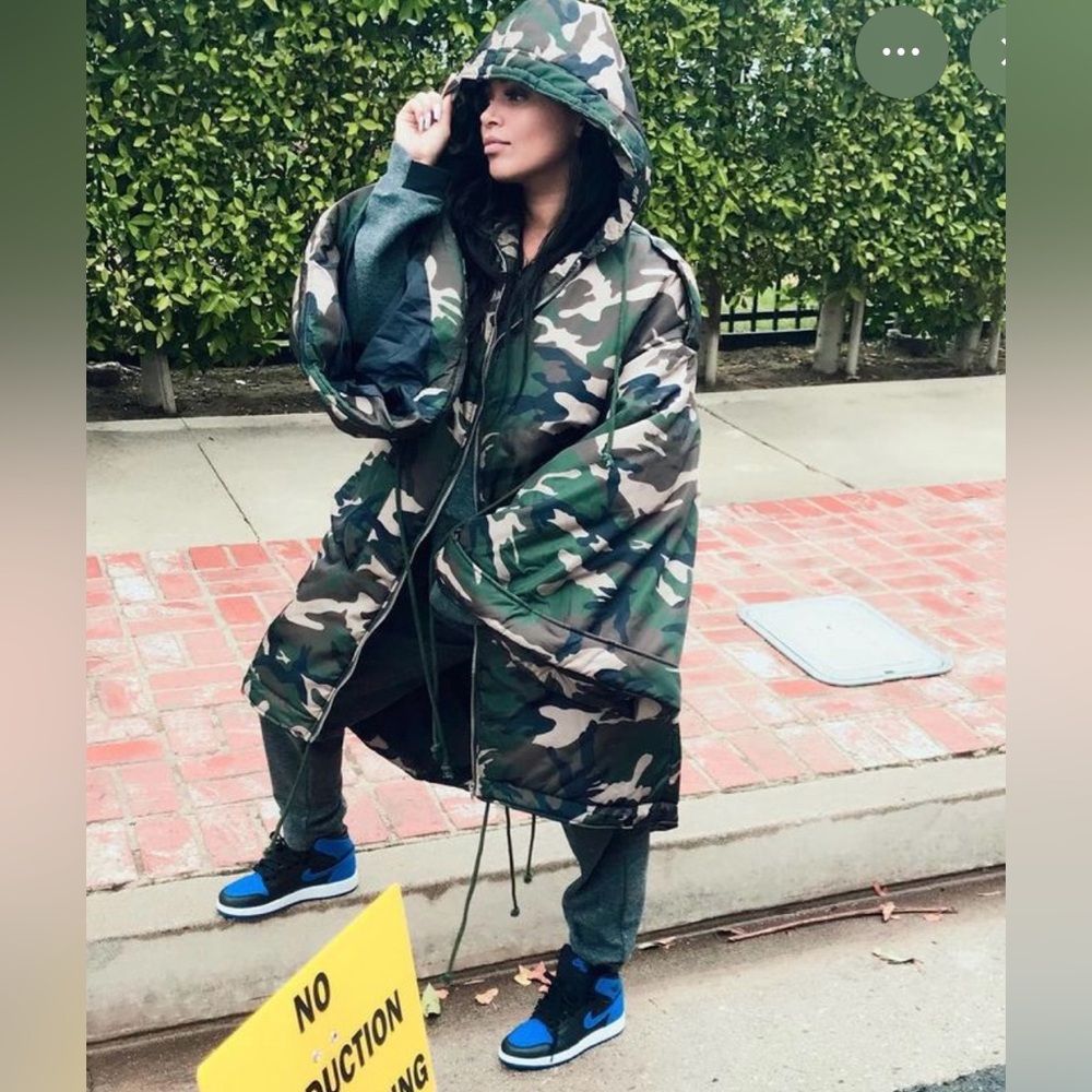 New Camouflage Hooded Jacket.
